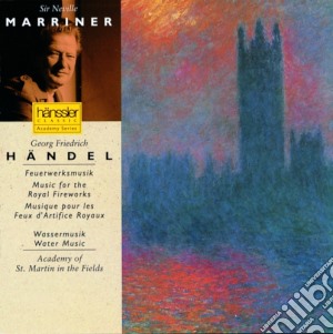 Georg Friedrich Handel - Water Music, Music For The Royal Fireworks cd musicale di Handel Georg Friedrich