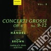 Georg Friedrich Handel - Concerti Grossi Op.6, Vol.3 cd