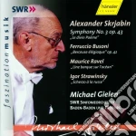 Michael Gielen - Scriabin, Busoni, Ravel, Stravinsky cd