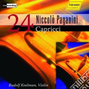 Niccolo' Paganini - Ventiquattro Capricci Per Violino Solo Op.1 - Koelman Rudolf Vl cd musicale di Paganini Niccolo'