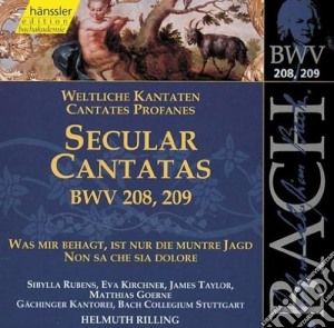 Johann Sebastian Bach - Cantate Profane Bwv 208 E 209 cd musicale di Bach Johann Sebastian
