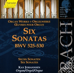 Johann Sebastian Bach - Opere Per Organo - Triosonate Bwv 525-530 - Johannsen Kay Org cd musicale di Bach Johann Sebastian