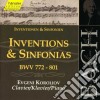 Johann Sebastian Bach - Opere Per Clavicembalo - Invenzioni E Sinfonie cd