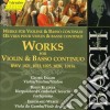 Johann Sebastian Bach - Sonate Per Violino E Basso Continuo - Egger Georg cd