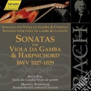 Johann Sebastian Bach - Sonate Per Viola Da Gamba E Clavicembalo Bwv 1027-1029 cd musicale di Bach Johann Sebastian