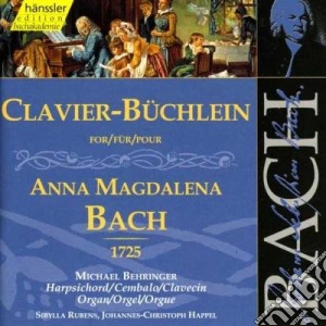 Johann Sebastian Bach - Clavier-buchlein Fur Anna Magdalena Bach (1725) (2 Cd) cd musicale di Bach Johann Sebastian