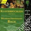 Johann Sebastian Bach - Klavierbuchlein For Wilhelm Friedmann Bach (2 Cd) cd