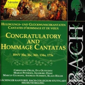 Johann Sebastian Bach - Cantate Di Congratulazioni E Di Omaggio (2 Cd) cd musicale di Bach J.S.
