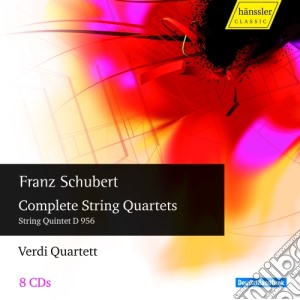 Franz Schubert - Quartetti Per Archi (integrale) - Verdi Quartett (8 Cd) cd musicale di Schubert