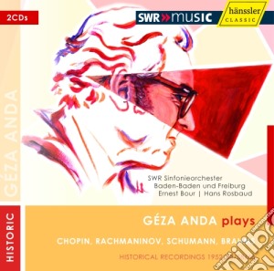Geza Anda / SWR Symphonieorchester Baden-Baden - Plays Brahms, Chopin, Rachmaninov, Schumann (2 Cd) cd musicale di Brahms / Chopin