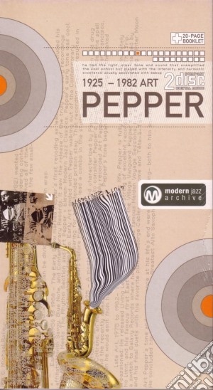 Art Pepper - Modern Jazz Archive (2 Cd) cd musicale