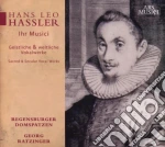 Hans Leo Hassler - Geistliche Und Weltliche Vokalwerke (Sacred And Secular Vocal Works) cd