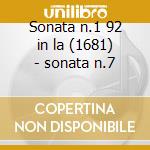 Sonata n.1 92 in la (1681) - sonata n.7 cd