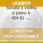 Sonata x violino e piano k 454 81 - k 52 cd musicale di Wolfgang Amadeus Mozart