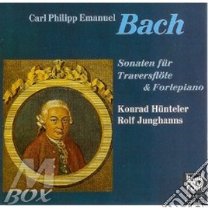 Sonata x flauto e piano n.1 80 > n.5 wq cd musicale di Cpe Bach