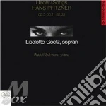 Hans Pfitzner - Lied Op 5 N.1 (1888-89) Fieden cd