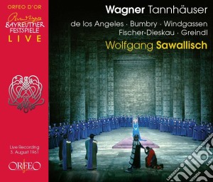 Richard Wagner - Tannhauser Bayreuth 1961 (3 Cd) cd musicale di Sawallisch