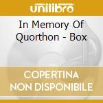 In Memory Of Quorthon - Box