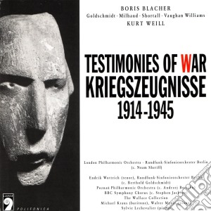 Boris Blacher - Testimonies Of War (2 Cd) cd musicale di Blacher Boris