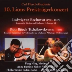 Ludwig Van Beethoven / Pyotr Ilyich Tchaikovsky - 10.Lions-Preistragerkonzert cd