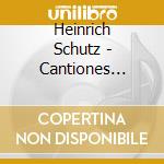 Heinrich Schutz - Cantiones Sacrae 1625 cd musicale