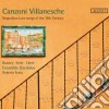 Ensemble Daedalus - Canzoni Villanesche - Neapolitan Love Songs Of The 16Th Century (2 Cd) cd