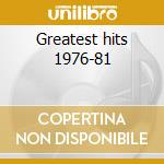 Greatest hits 1976-81 cd musicale