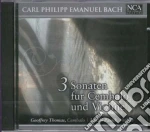 Carl Philipp Emanuel Bach - 3 Sonaten Fur Cembalo Und Violine cd