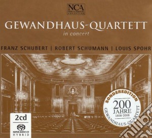 200 Jahre Gewandhaus-quartett Schubert, Schumann, Spohr (SACD) (2 Cd) cd musicale di 200 Jahre Gewandhaus