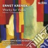 Ernst Krenek - Works For Violin, Sonatas cd