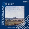 Johannes Brahms / Heinrich Von Herzogenberg - Quartetto Per Archi Op.67 cd