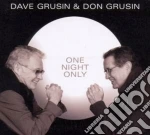 Dave Grusin & Don Grusin - One Night Only cd