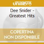 Dee Snider - Greatest Hits