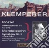 Wolfgang Amadeus Mozart / Felix Mendelssohn - Serenade 11, Sym 3 cd