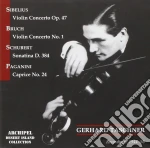 Gerhard Taschner: Plays Sibelius, Bruch, Schubert & Paganini cd