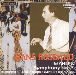 Gustav Mahler - Rosbaud cd musicale di Mahler
