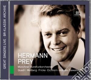 Prey Hermann - Great Singers Live:hermann Prey cd musicale di Hermann Prey