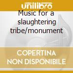 Music for a slaughtering tribe/monument cd musicale di WUMPSCUT