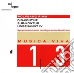 Wolfgang Rihm - Dis-Kontur, Sub-Kontur, Ubenannt Iv cd