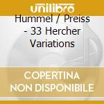Hummel / Preiss - 33 Hercher Variations cd