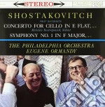 (LP Vinile) Dmitri Shostakovich - Concerto For Cello In E Flat