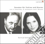 Klaus Schilde / Gertrud Schilde: Sonaten fur Violine und Klavier - Schnittke, Schumann, Busoni cd