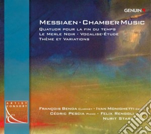 Olivier Messiaen - Musica Da Camera - Quatuor Pour La Fin Du Temps, Le Merle Noir, Vocalise - etude cd musicale di Messiaen Olivier