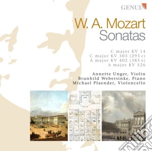 Wolfgang Amadeus Mozart - Sonata Kv 14, 303 (293c), 402 (385e), 526 - Unger Annette Vl / brunhild Webersinke, Pianoforte, Michael Pfaender, Violoncell cd musicale di Mozart Wolfgang Amadeus