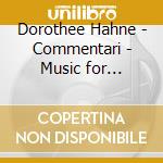 Dorothee Hahne - Commentari - Music for Recorder, Didgeridoo & Live Electronics cd