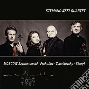 Szymanowski Quartet: Moscow - Szymanowski, Prokofiev, Tchaikovsky, Skoryk cd musicale di Karol Szymanowski
