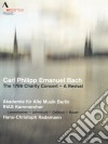 (Music Dvd) Carl Philipp Emanuel Bach - The 1786 Charity Concert: A Revival - Magnificat In Re Maggiore cd