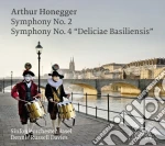 Arthur Honegger - Symphonies Nos.2 & 4 'Deliciae Basiliensis' cd