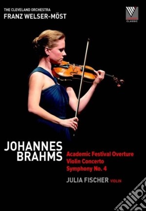 (Music Dvd) Johannes Brahms - Concerto Per Violino Op.77, Symphony No.4 Op.98, Overture Accademica Op.80 cd musicale