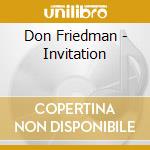 Don Friedman - Invitation cd musicale di Don Friedman